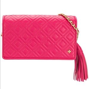 NWT Tory Burch Fleming Wallet with chain😍💖💖💖